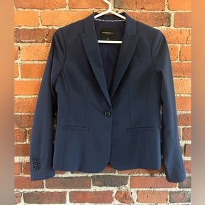 Navy Banana Republic Blazer - 4 Petite